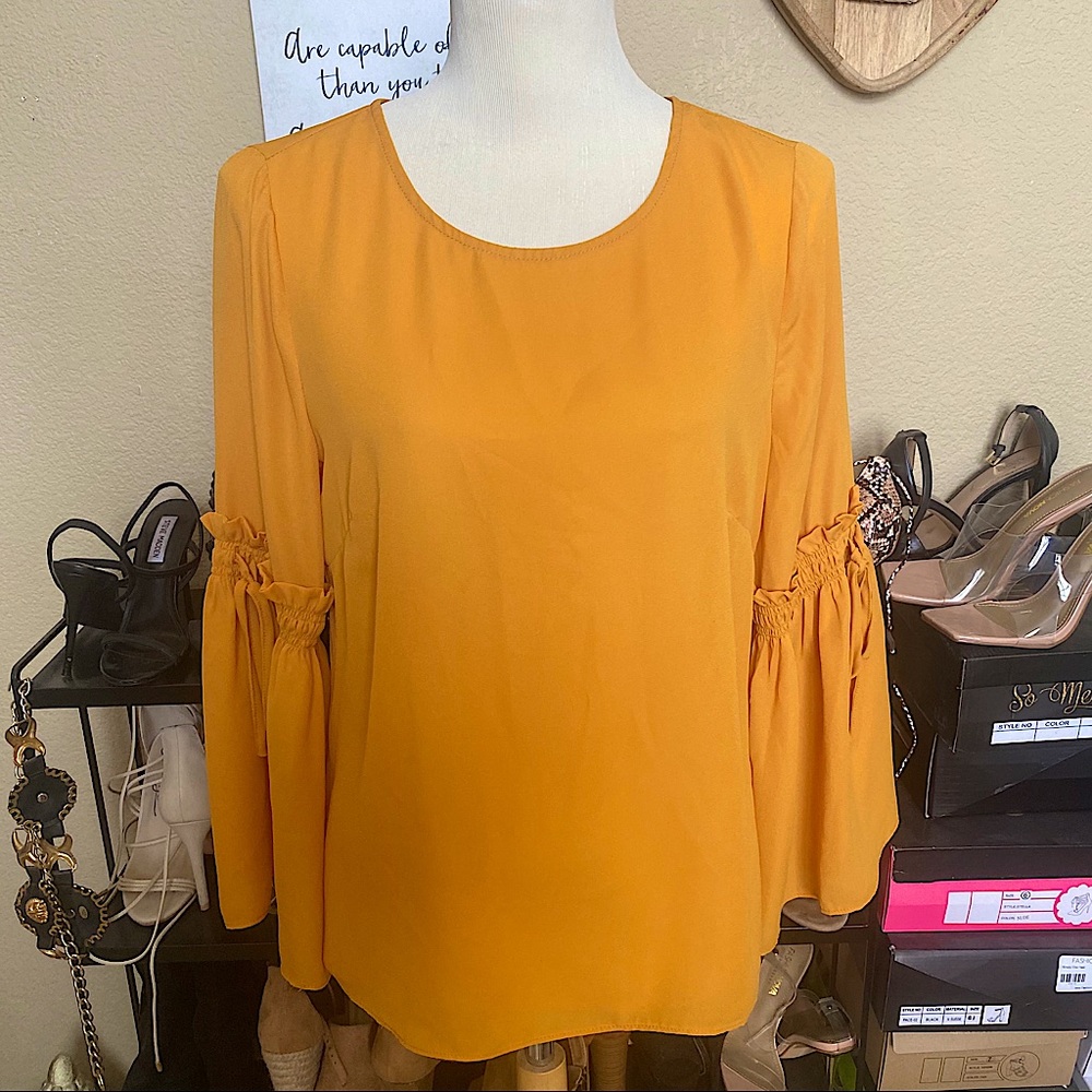 Yellow blouse
